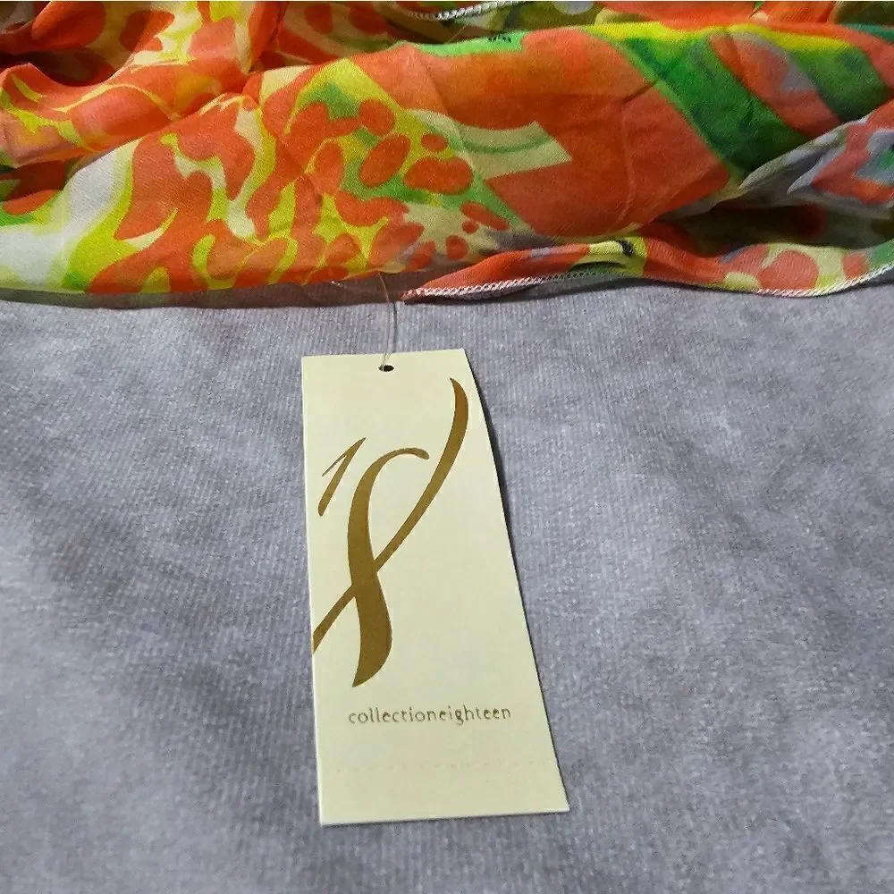 ‎COLLECTION EIGHTEEN Water Animal Boa POLYESTER Scarf 15
